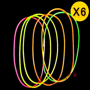 COLLAR FLUO x 6 UNIDADES (PACK X 6)